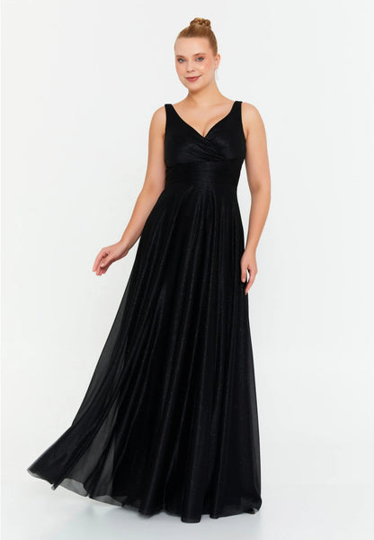 Sleeveless Maxi Chiffon Column Regular Wedding Guest Dress
