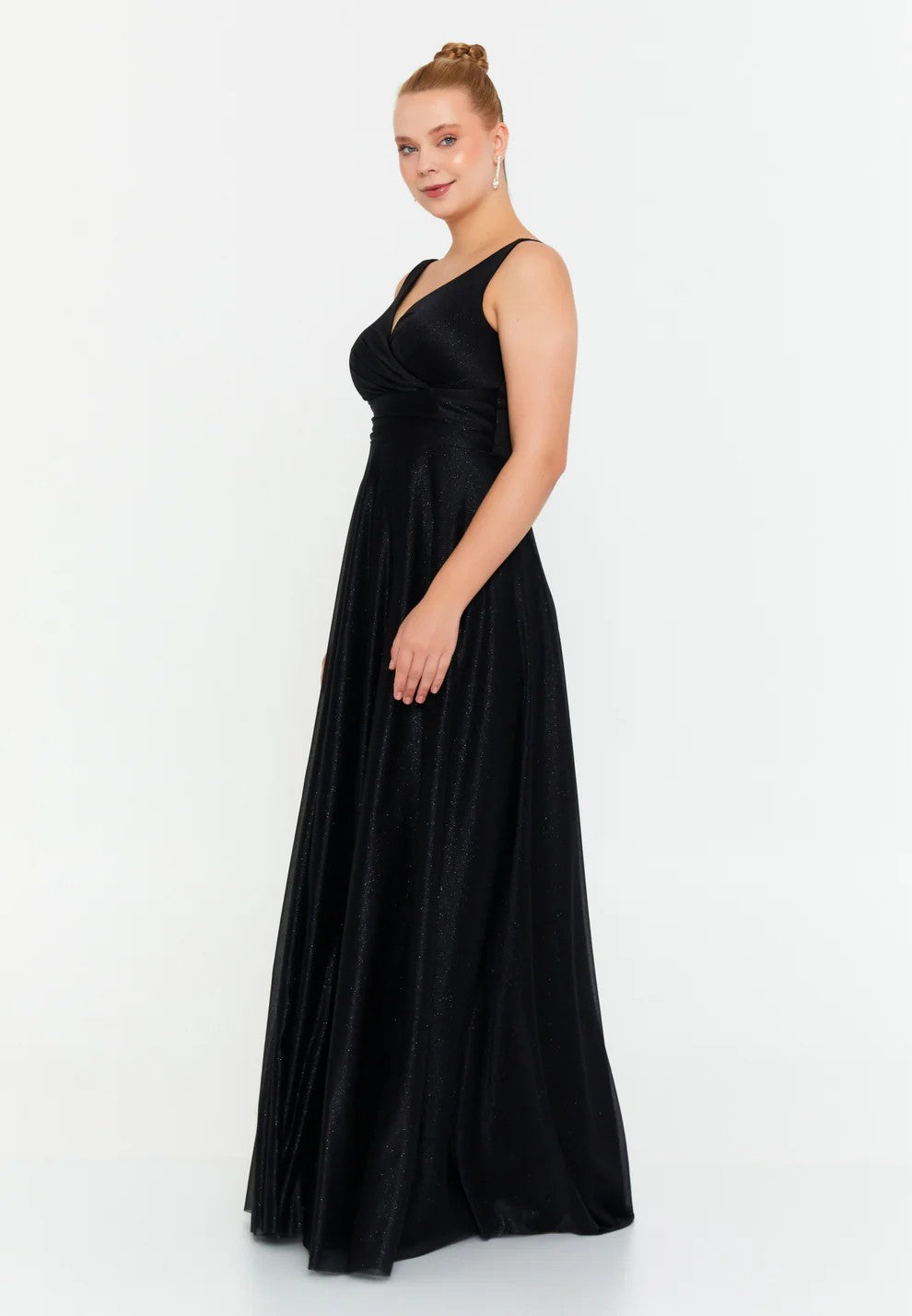 Sleeveless Maxi Chiffon Column Regular Wedding Guest Dress