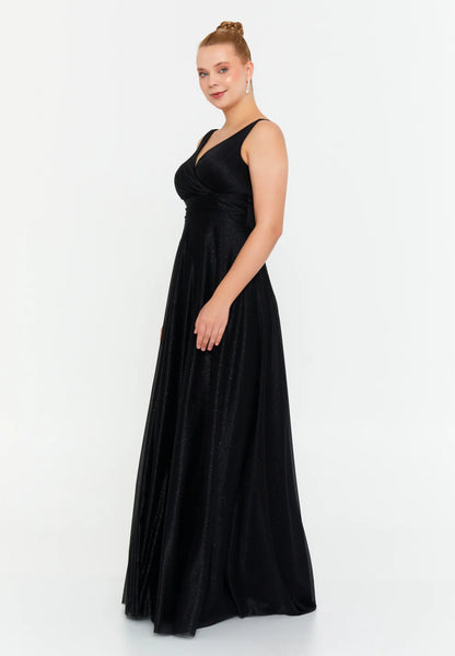 Sleeveless Maxi Chiffon Column Regular Wedding Guest Dress