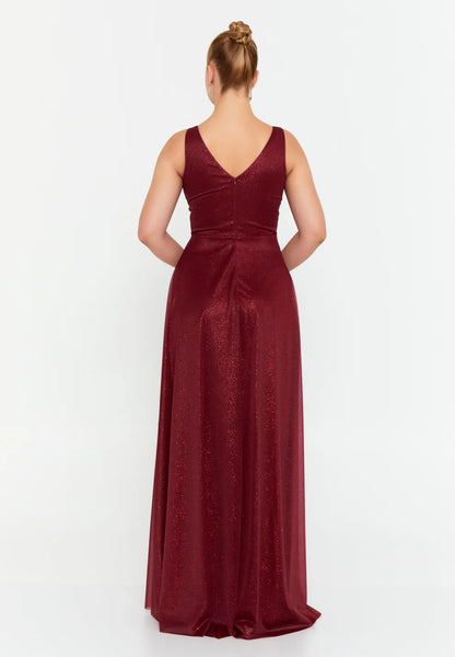 Column Regular Wedding Guest Dress Sleeveless Maxi Chiffon