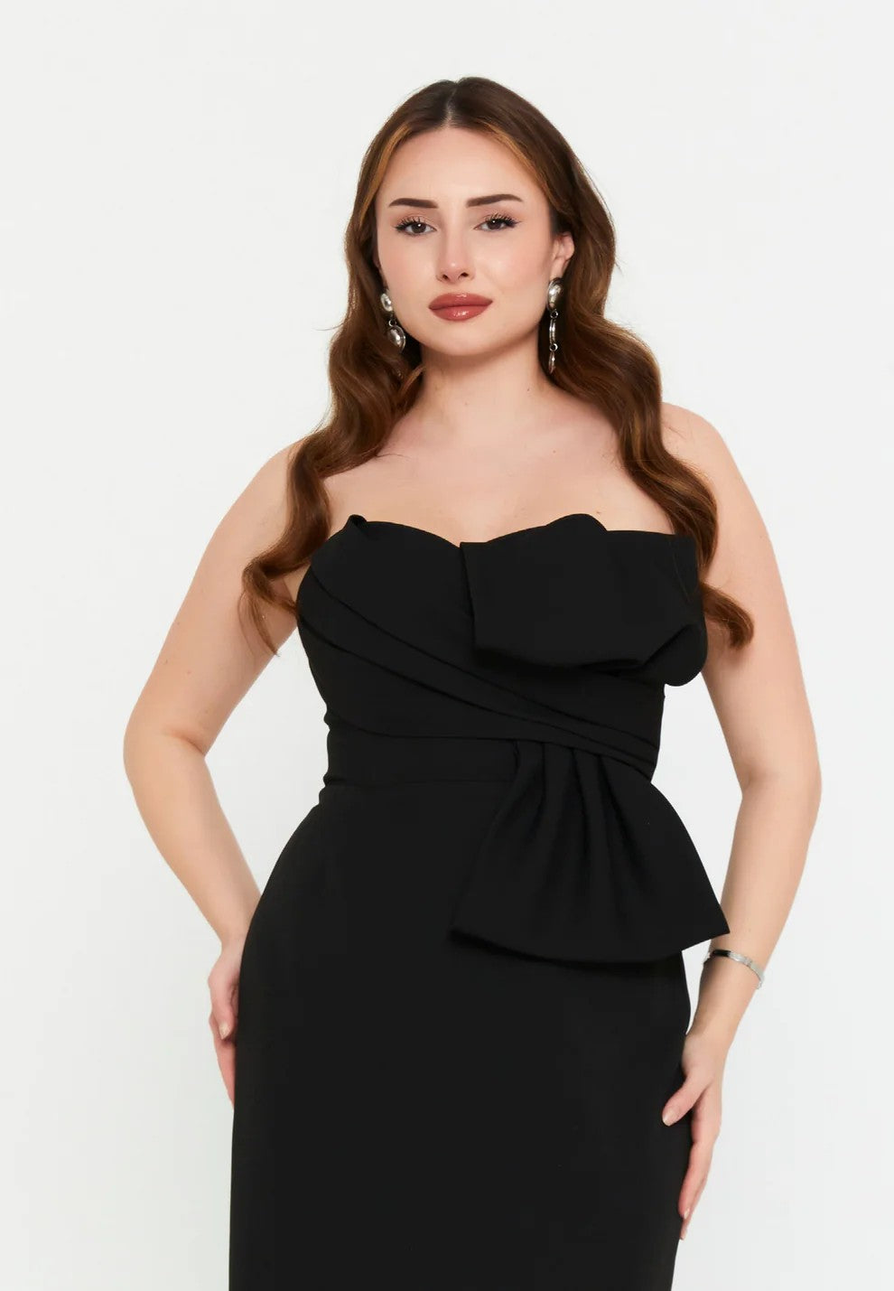 Midi Regular Evening Dress Strapless