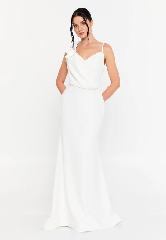 One-Shoulder Regular Evening Dress