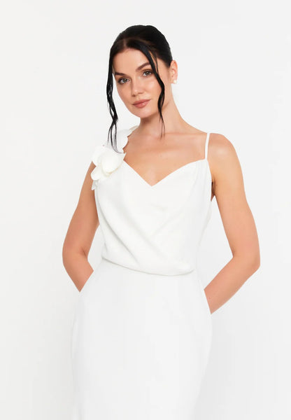 One-Shoulder Regular Evening Dress