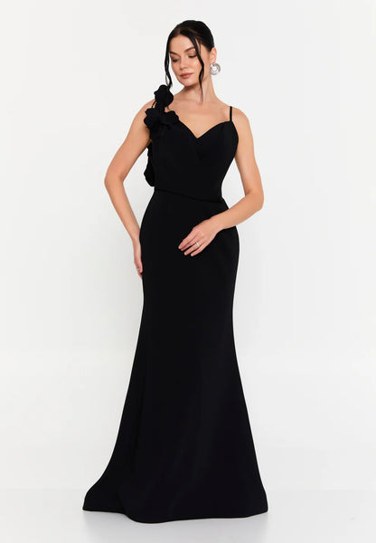 One-Shoulder Regular Evening Dress