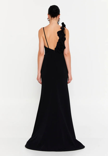One-Shoulder Regular Evening Dress