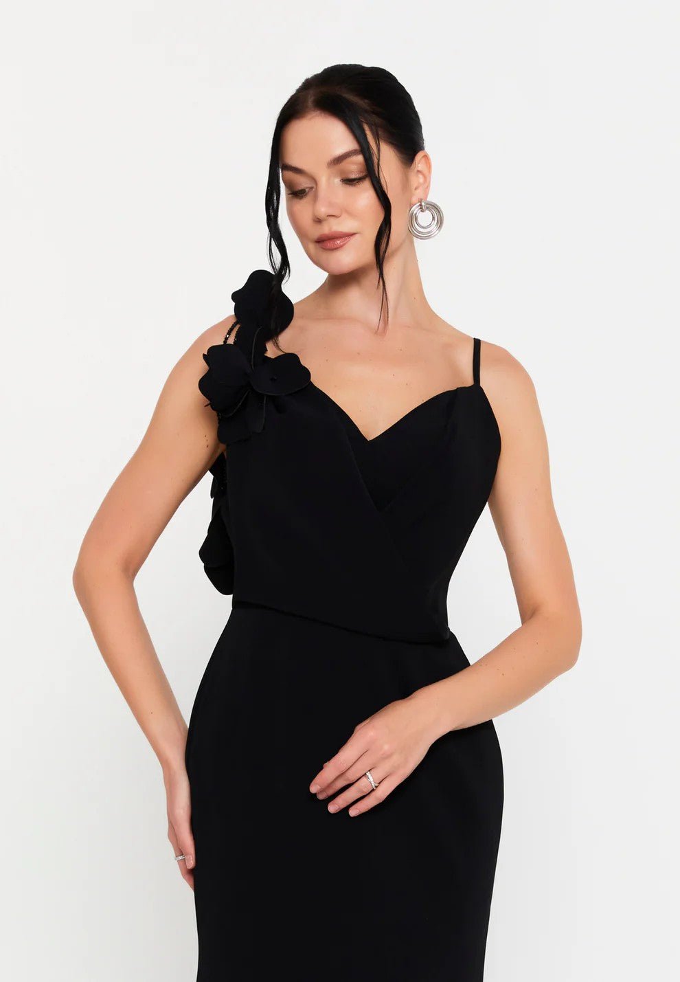 One-Shoulder Regular Evening Dress