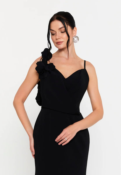One-Shoulder Regular Evening Dress