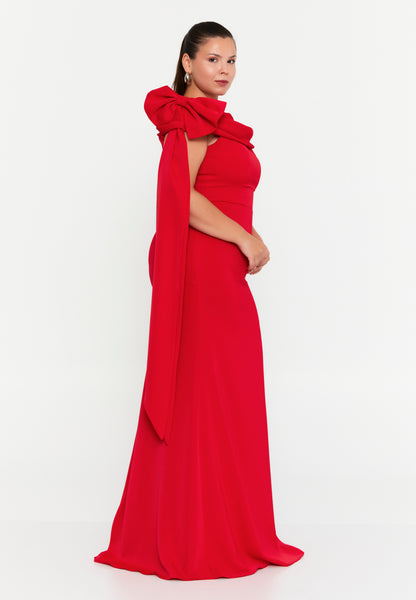 Sleeveless Maxi Viscose Mermaid Plus Size Wedding Guest Dress