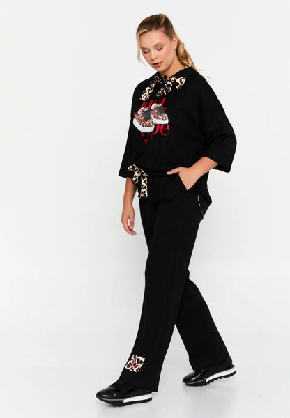 Cotton Printed Plus Size Two-Piece Outfit