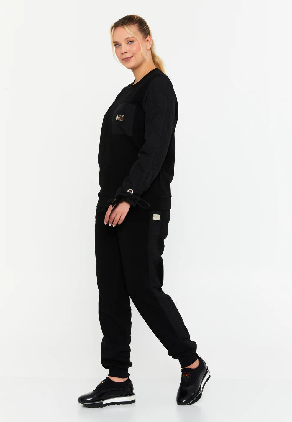 Cotton Plus Size Two-Piece Outfit