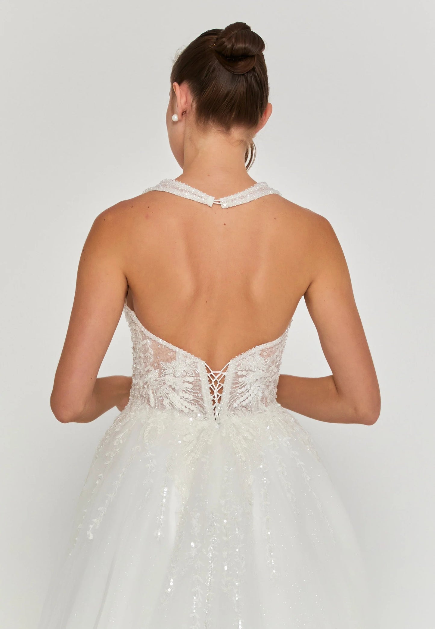 Sleeveless Maxi Tulle Regular Wedding Dress