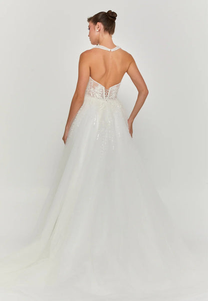 Sleeveless Maxi Tulle Regular Wedding Dress